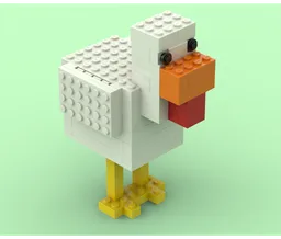 Computer Game Style Chicken