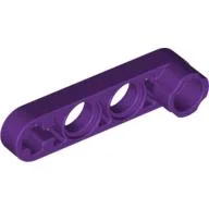 Technic Beam 1 x 4 Thin with Stud Connector / Purple