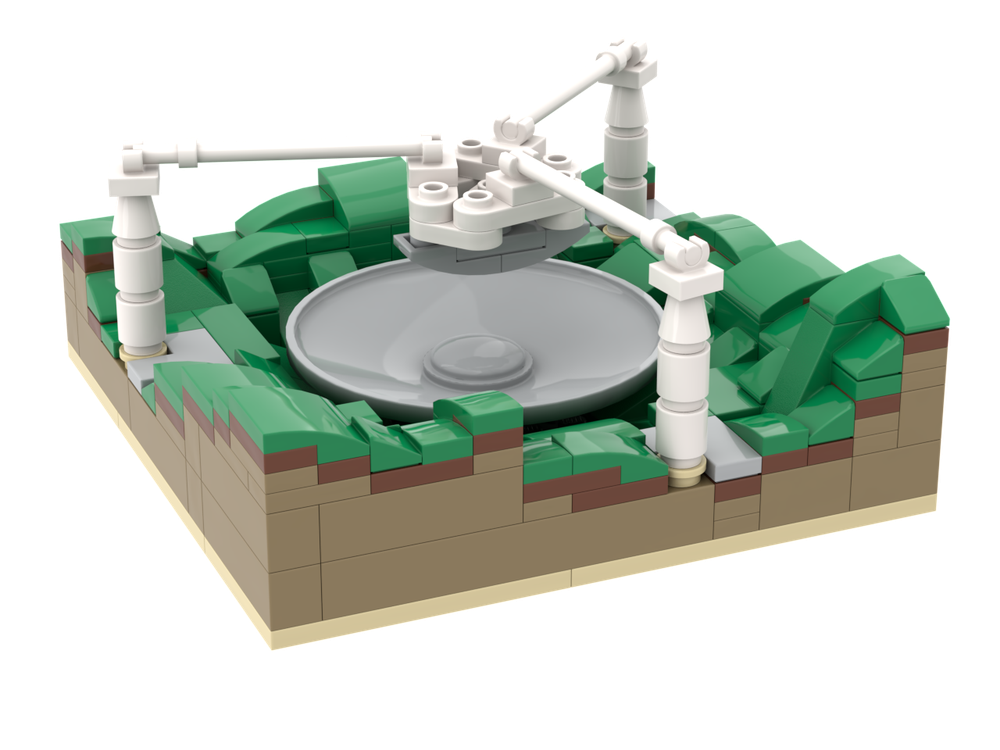 Lego Arecibo Telescope