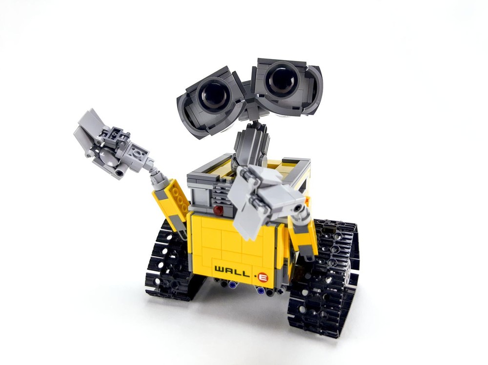 Lego WALL-E 21303 modification bundle: body, tracks, solar panel, eyebrows & hands