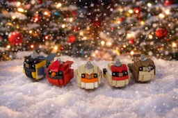 Merry BirdsMas - Birds Baubles for the Christmas tree