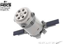 1:110 Scale SpaceX Dragon XL
