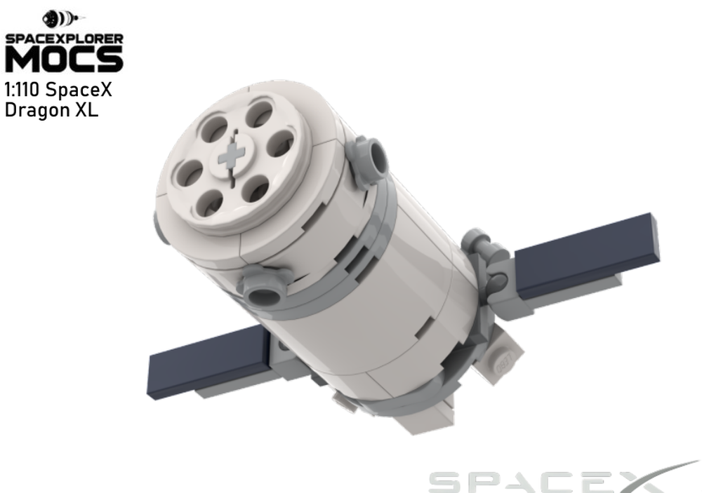 Lego 1:110 Scale SpaceX Dragon XL