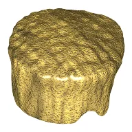 Hair Flat Top, Tall / Pearl Gold