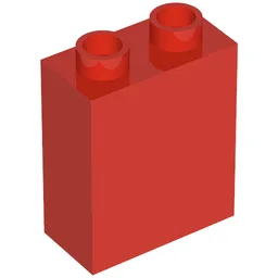 Duplo Brick 1 x 2 x 2 / Red