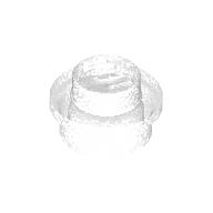 Lego Plate Round 1 x 1 with Solid Stud / Opal Trans-Clear