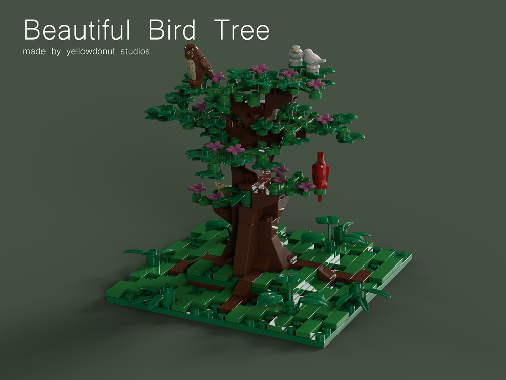 Lego Beautiful Bird Tree