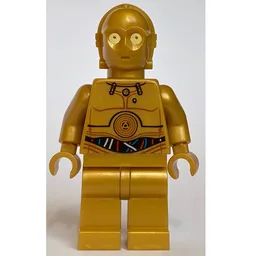 C-3PO, Pearl Gold, Colorful Wires, Plain Legs