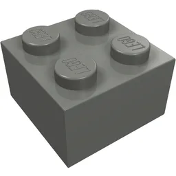 Brick 2 x 2 / Dark Bluish Gray