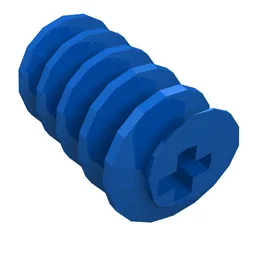 Technic Worm Gear / Blue