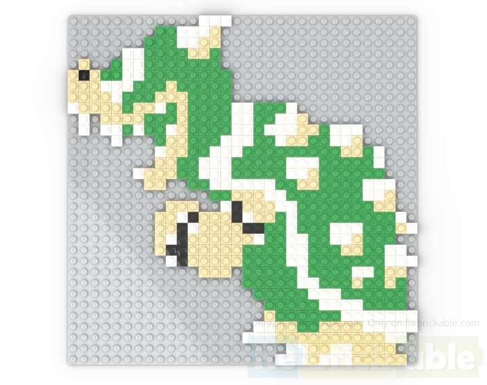 Lego Pixel Bowser