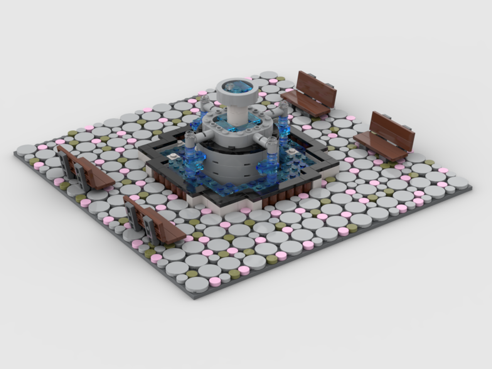 Lego Fountain for Town Hall in main square