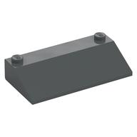 Lego Brick Sloped 33° 3 x 6 No Inner Walls / Dark Bluish Gray