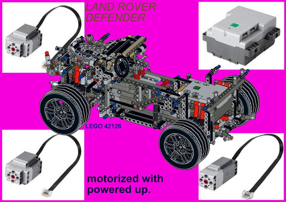 Lego 42110 LAND ROVER POWERED UP