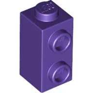 Brick Special 1 x 1 x 1 2/3 with Studs on 1 Side / Dark Purple