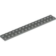 Lego Plate 2 x 16 / Light Gray