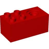 Duplo Stove 2 x 4 x 2 1/2 with 4 Studs and Burner / Red