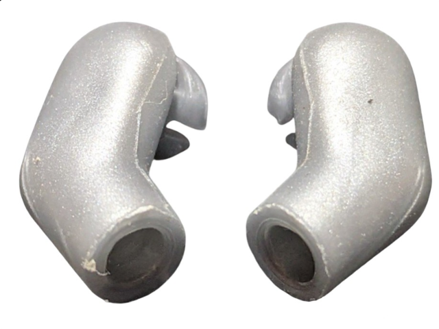 Lego Arm, (Matching Left and Right) Pair / Pearl Light Gray