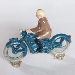 HO Scale Motorcycle, Touring / HO Metallic Blue