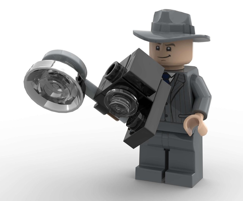 Lego Graflex Speed Graphic – Minifigure Scale Camera