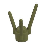 Lego Plant, Flower Stem / Olive Green