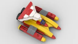 MOC New Version Mini "VENUSIAK" UFO Fighter Plane Grendizer