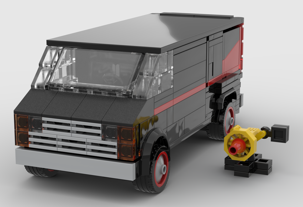 Lego Dodge Ram Van - PD2 Overkill Van (+Drill and Loot)
