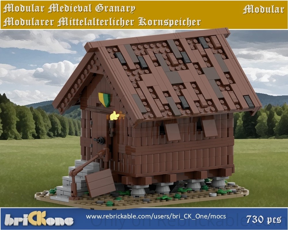 Lego Modular Medieval Granary - Mittelalterlicher Kornspeicher
