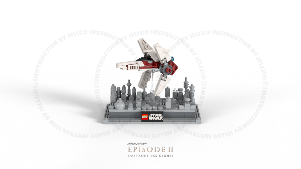 Lego Micro Alpha-3 Nimbus class V-wing starfighter