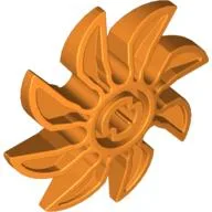 Propeller 8 Blade 5 Diameter / Orange
