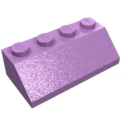 Brick Sloped 45° 2 x 4 / Medium Lavender
