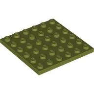 Plate 6 x 6 / Olive Green