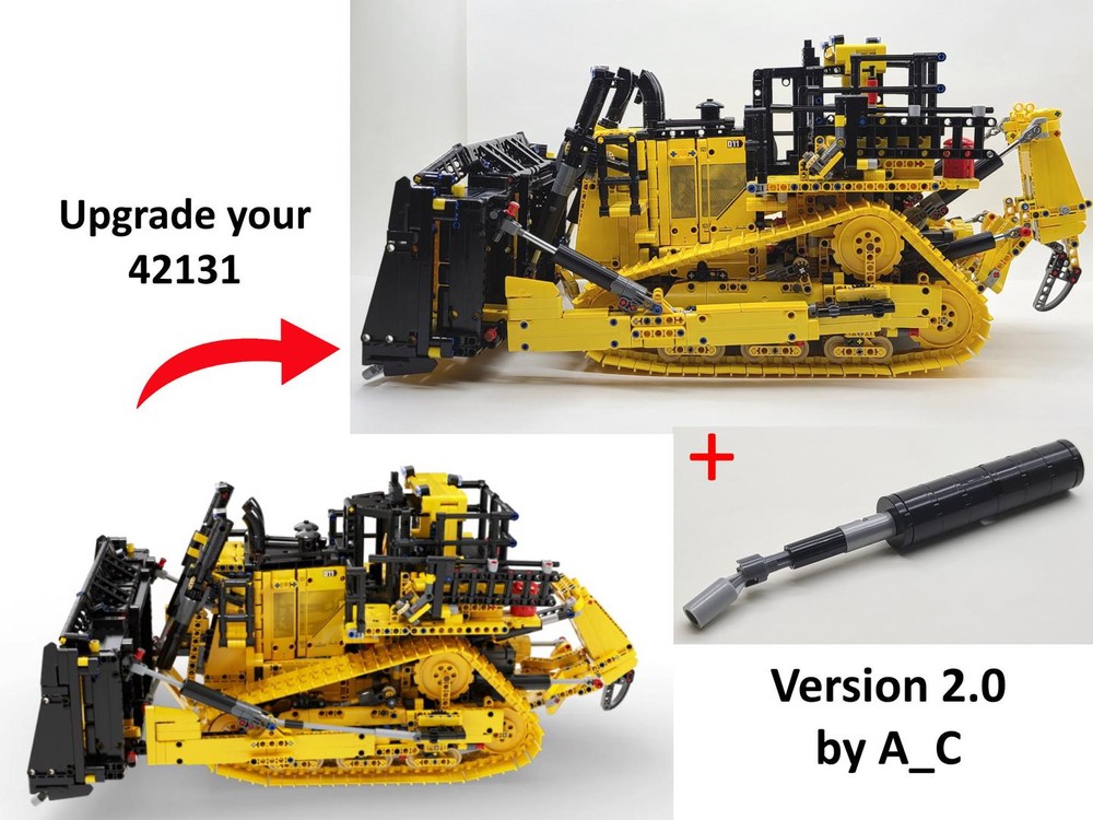 Lego 42131 CAT D11 Bulldozer Upgrade v2.0