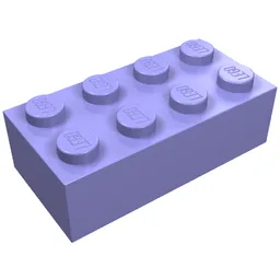 Brick 2 x 4 / Medium Violet