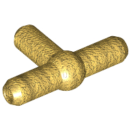 Lego Pneumatic T-Piece (T Bar) [New Style] / Pearl Gold