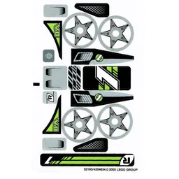 Sticker Sheet for Set 8647-1 / [No Color/Any Color]
