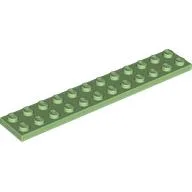 Plate 2 x 12 / Medium Green