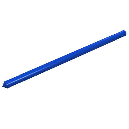 Lego Train Wheel, Metal Axle 5 x 112 LDU with Conical Ends