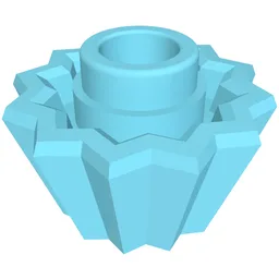 Food Cupcake with Stud / Medium Azure