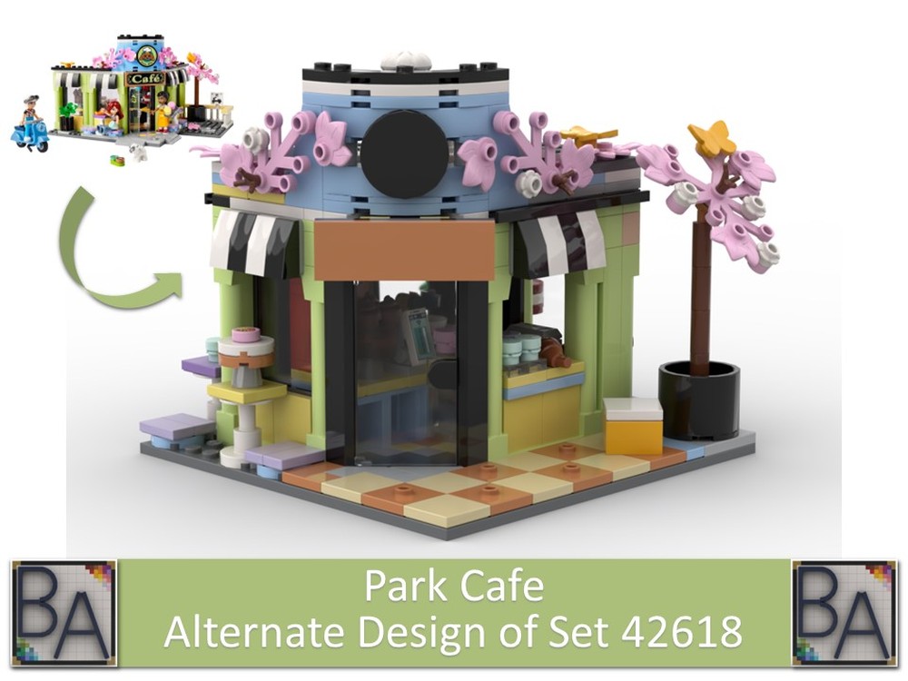 Lego Park Cafe - Alternate Design of Set 42618