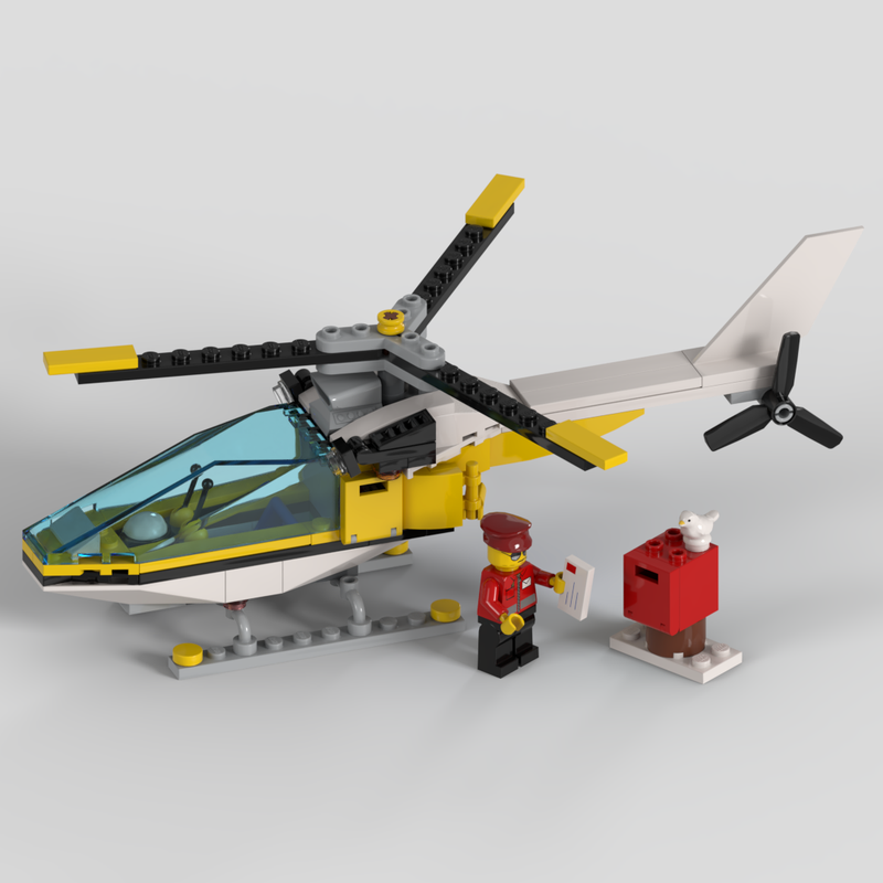 Lego Mail Helicopter