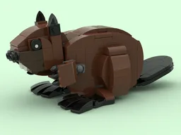 Beaver with Display Base