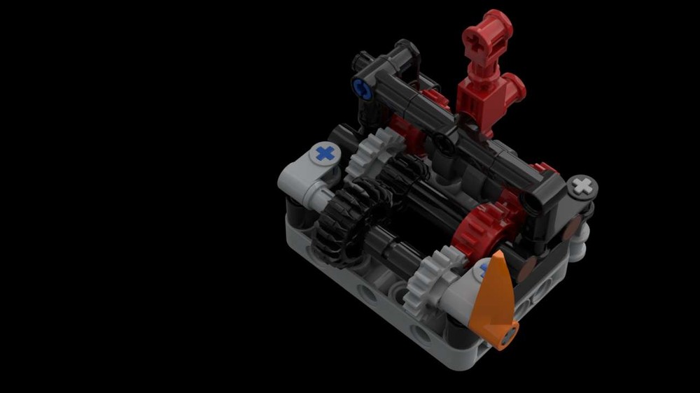 Lego 2 Speed Gearbox With No 20 Tooth Clutch Gear