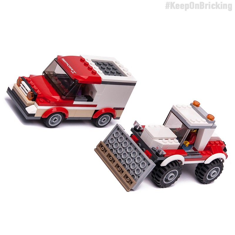 Lego 60182 Snow plow tractor & minivan
