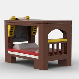 King's Bed with a hidden passage