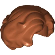 Hair Short Wavy with Side Part / Dark Orange