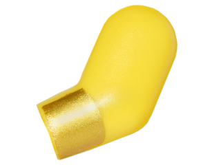 Lego Arm, Left with Gold Cuff / Stripe Pattern