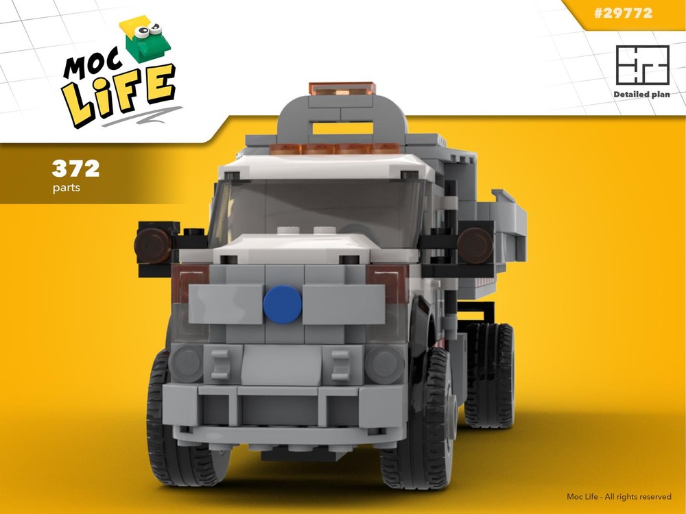Lego Ford F-450 regular cab dually dumper