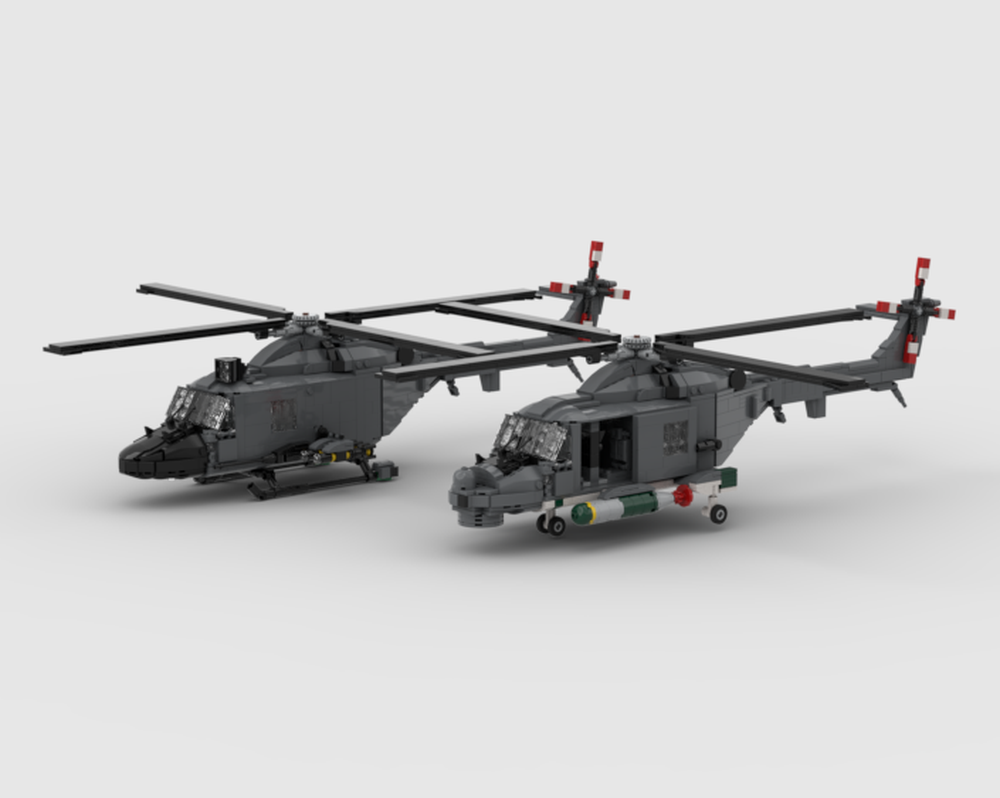 Lego Sea Lynx mk88a and Lynx a.h mk1 bundle
