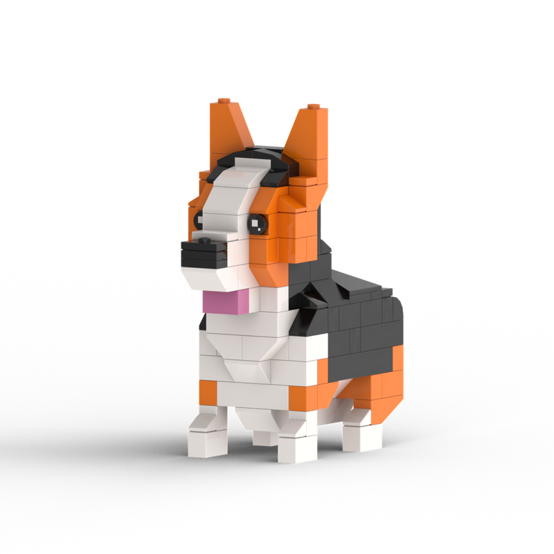 Lego Tri-Color Corgi